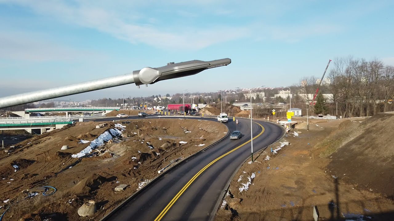 Węzeł Grębałów 24.01.2025