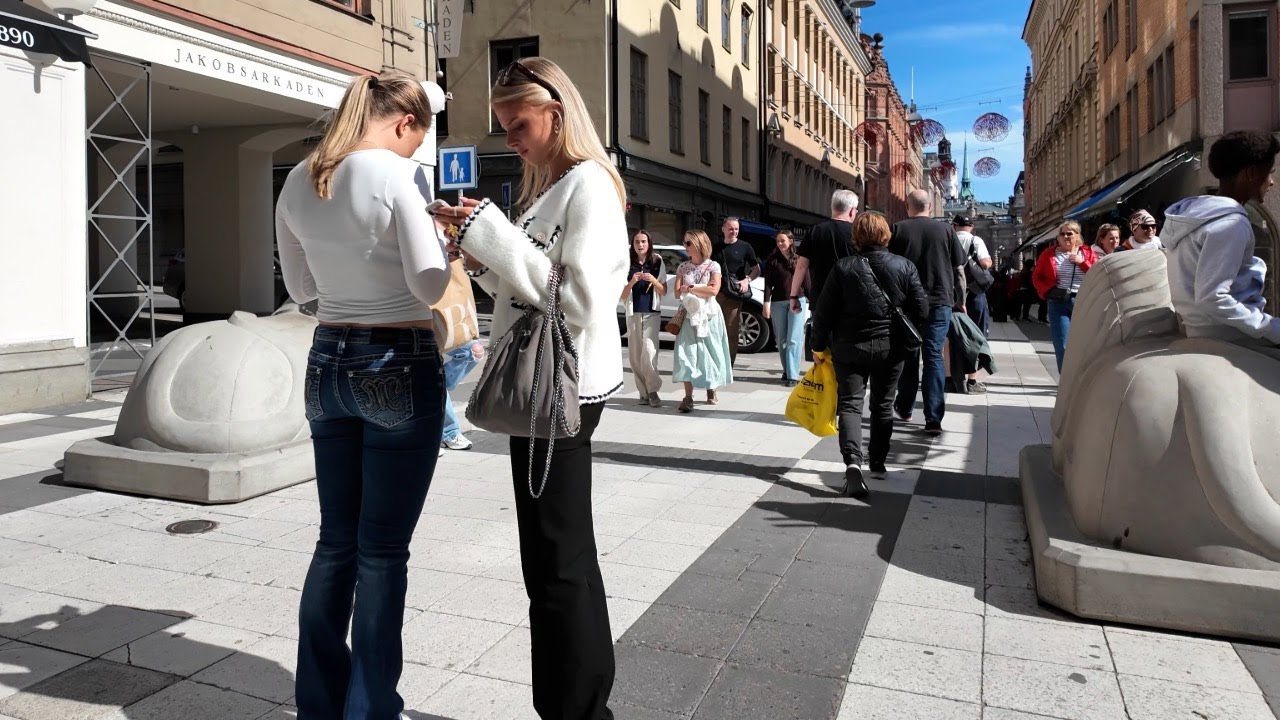 Stockholm, Sweden | Drottninggatan: Stockholm’s Most Famous Shopping Street | 4K