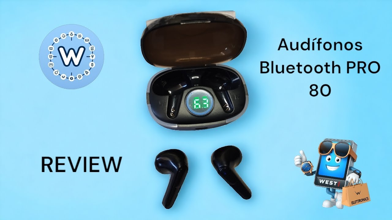 Audífonos Bluetooth PRO 80 (Review)