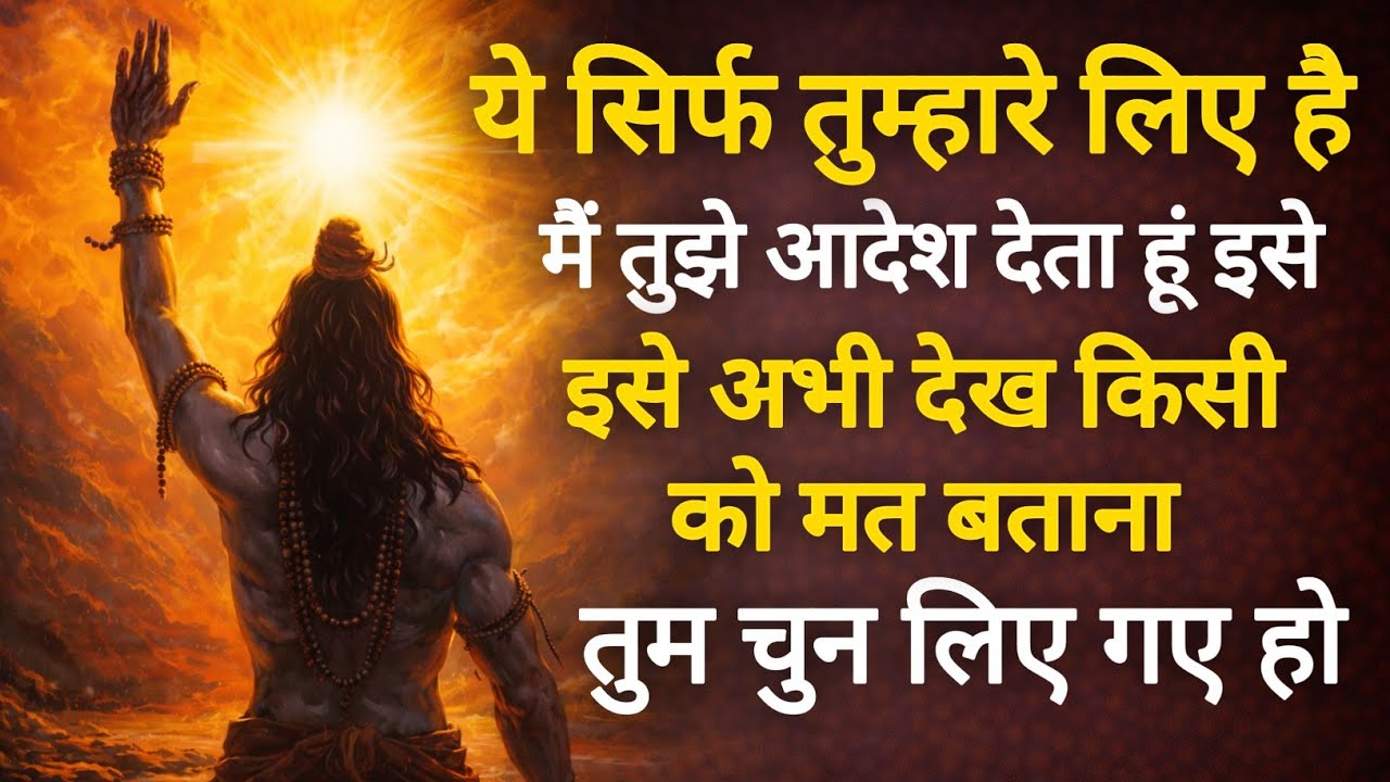 ये सिर्फ तुम्हारे लिए है मैं तुझे आदेश देता हूं   इसे अभी देख किसी को मत बताना,तुम चुन लिए गए हो