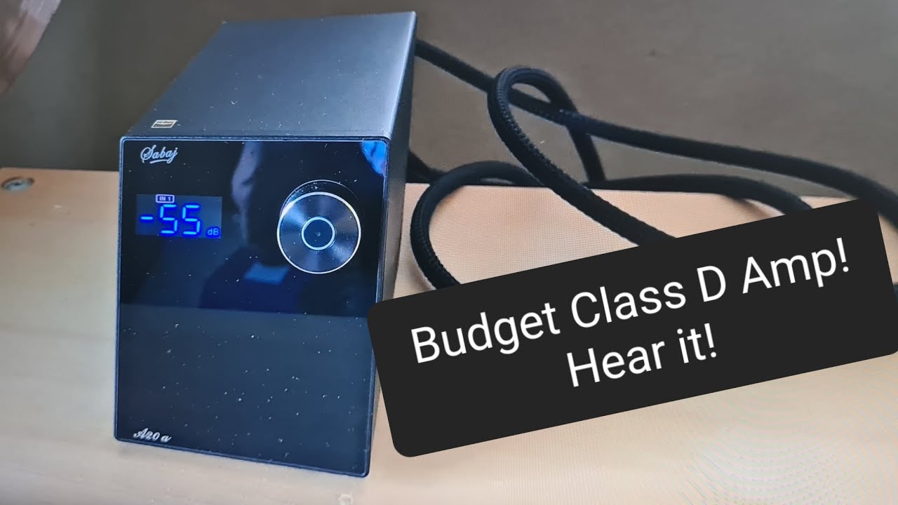 Mini Class D Amp ! Sabaj A20a integrated Amp, my way to class d....