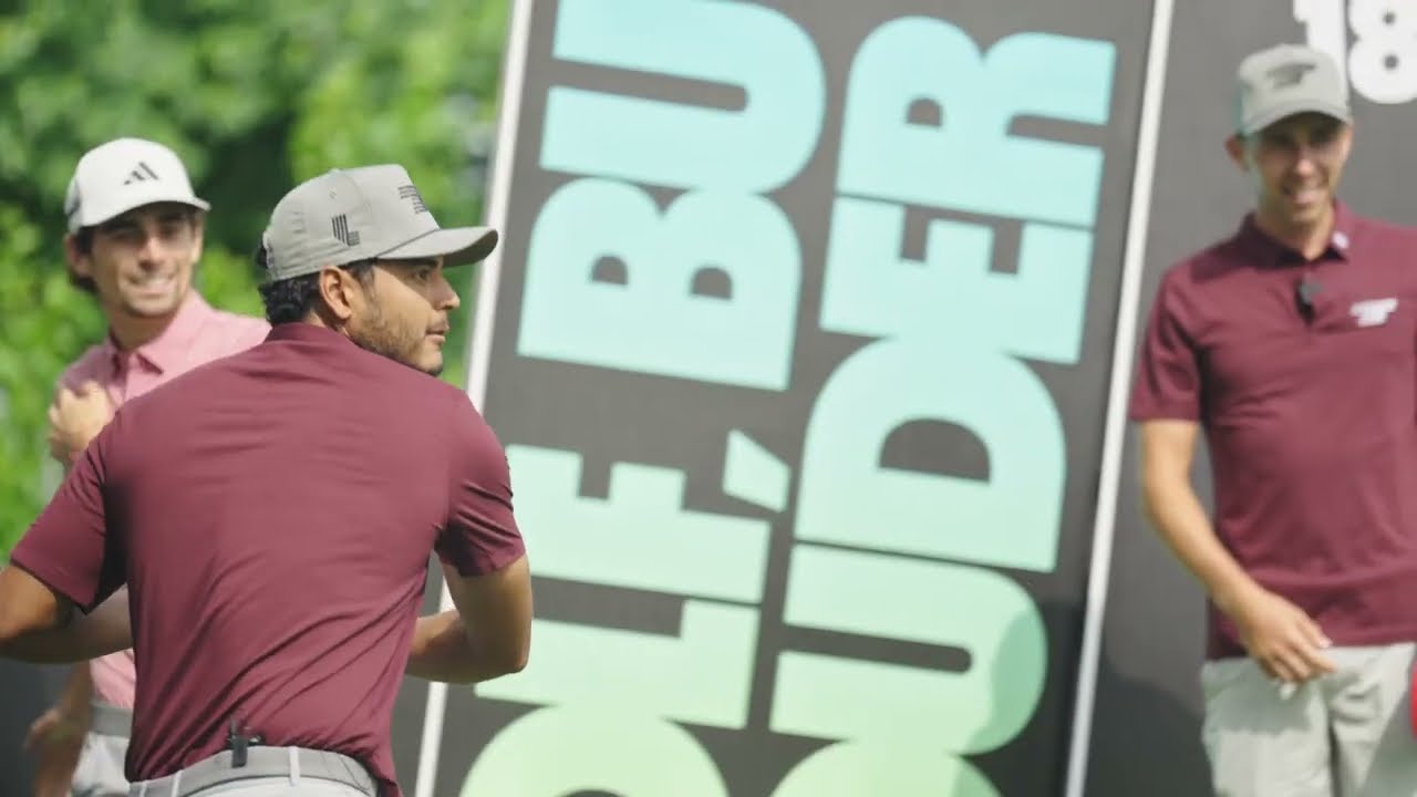 Frisbee challenge with Torque GC l LIV Golf