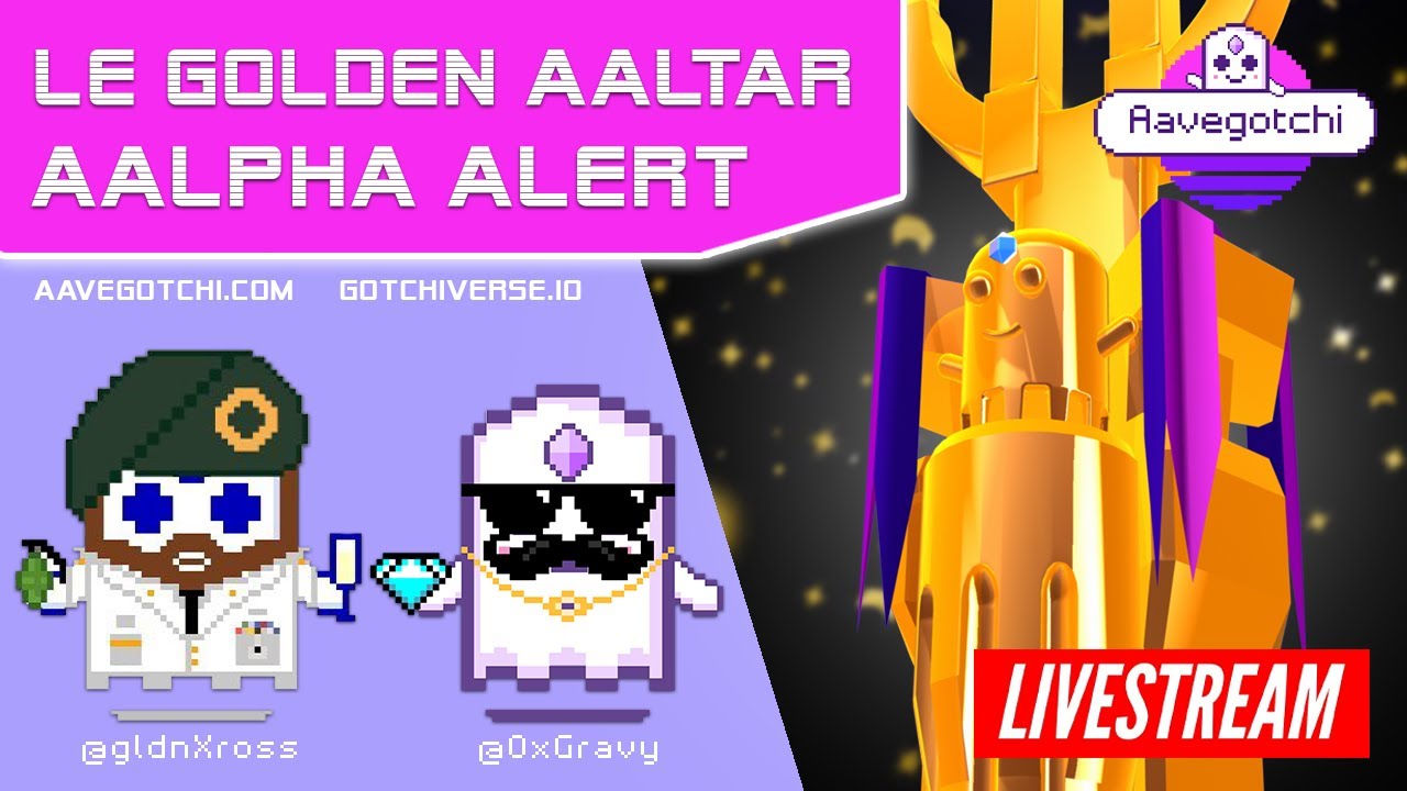 Mint the LIMITED EDITION Golden Aaltar | The Gotchiverse | NFT Gaming Metaverse