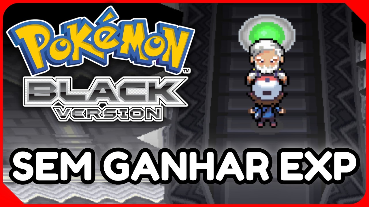 JOGANDO Pokémon Black MAS SEM GANHAR EXP!!