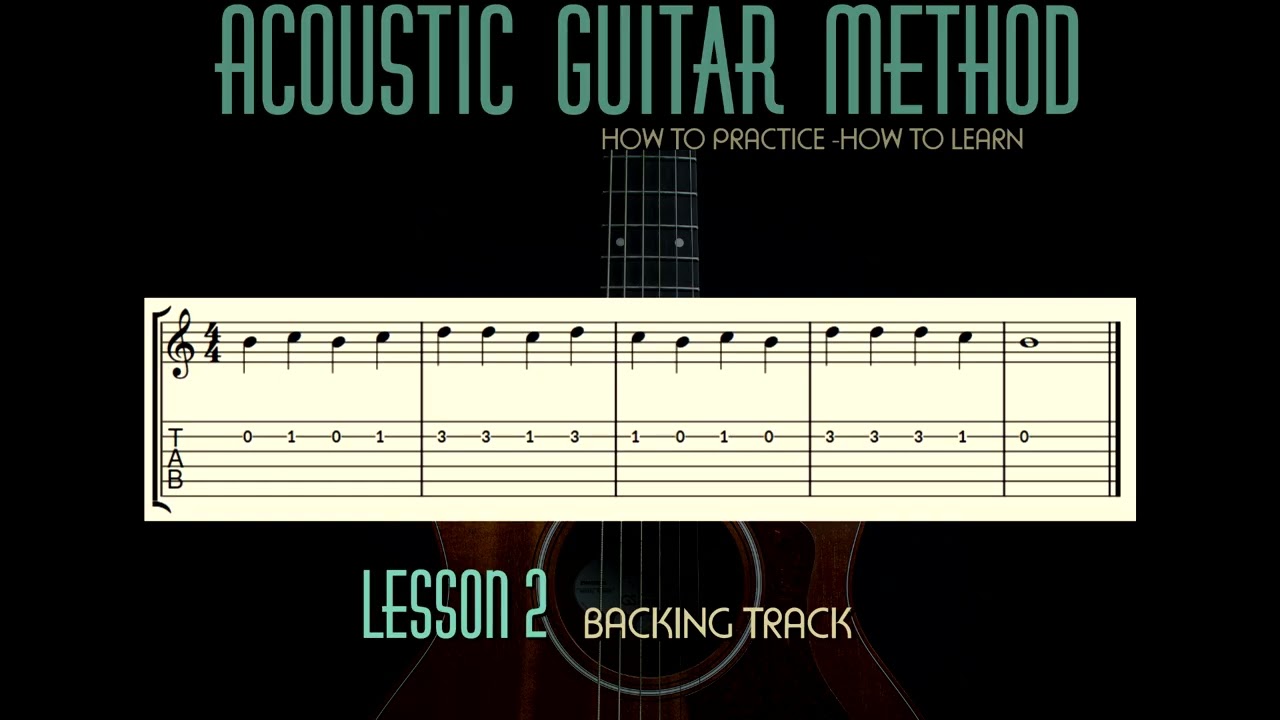 Acoustic Guitar Method Lesson 2 Exercise 4