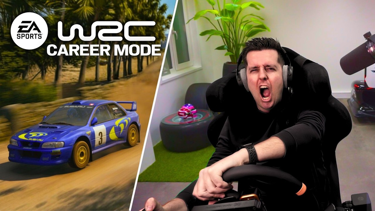 WRC Rally Career Mode in Motion Racing Simulator - Promoted to WRC 2!