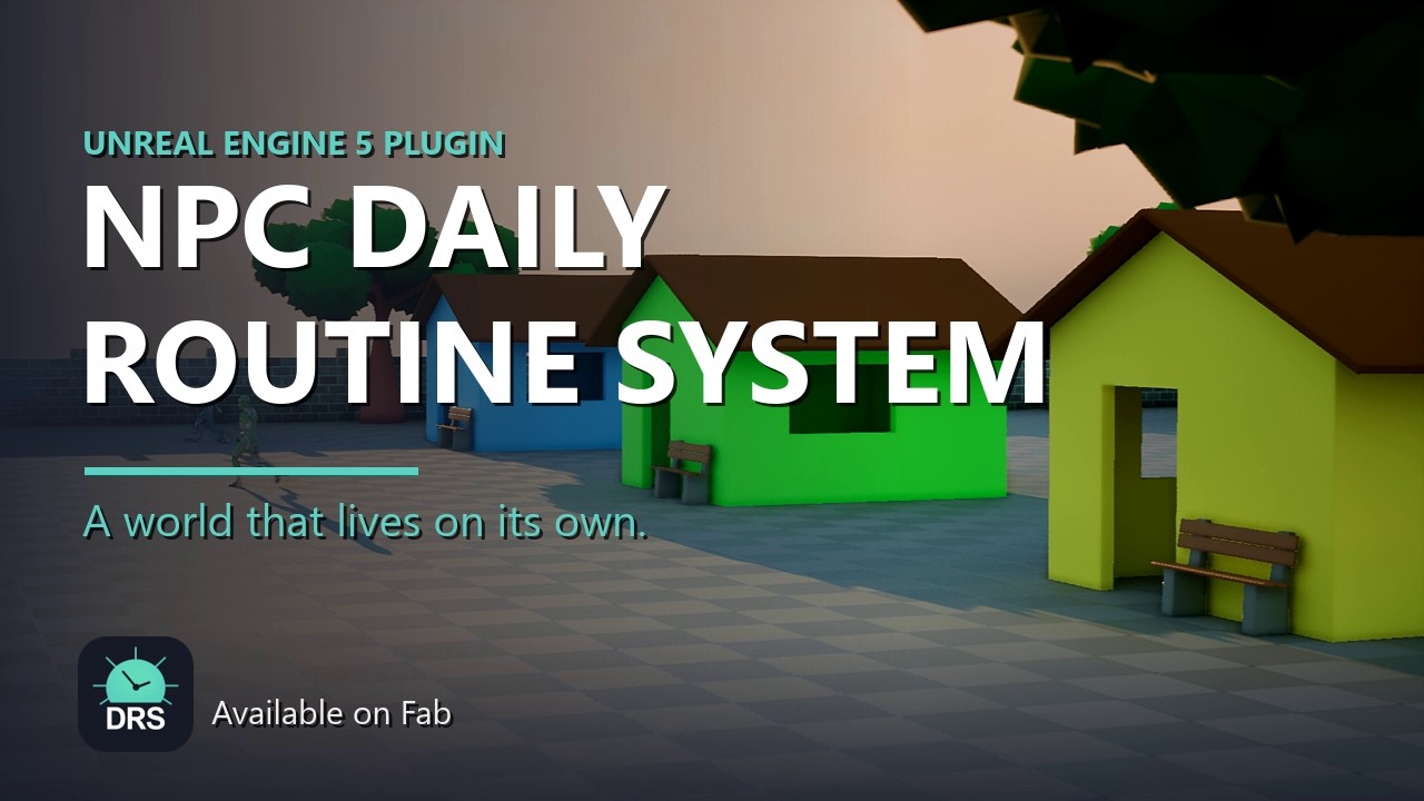 NPC Daily Routine System &mdash; Unreal Engine 5 Plugin | Data-Driven NPC Schedules