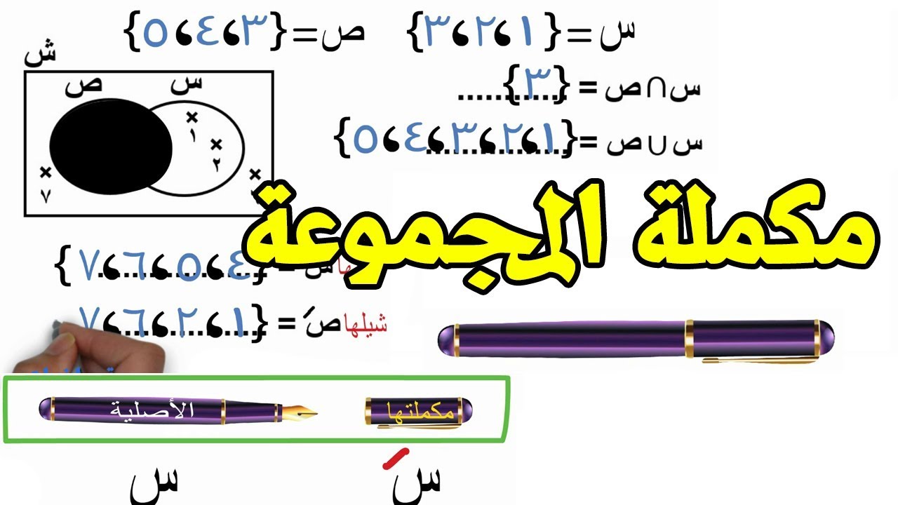 مكملة المجموعة للصف الخامس الابتدائي