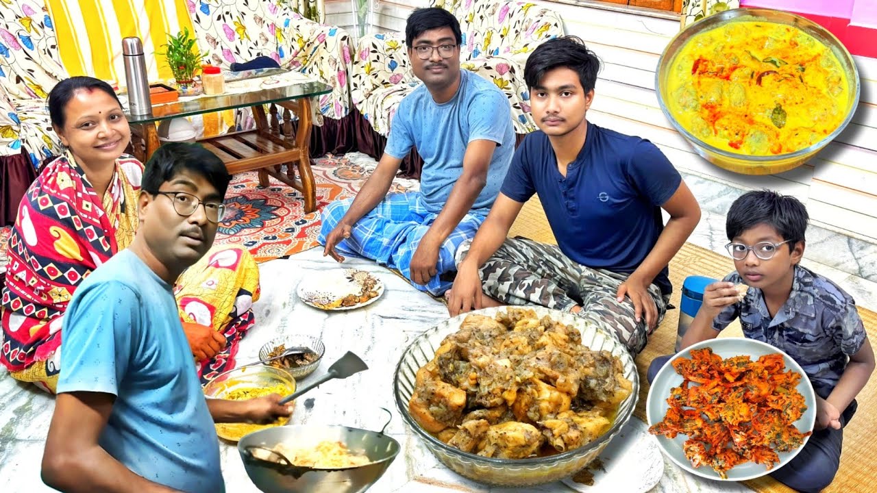 তেল-মশলা ছাড়া চিকেন! 😱 কর্তা রেঁধে খাওয়ালো, আমার ছুটি ! Healthy Chicken Recipe আর পালং কাড়ি পকোড়া