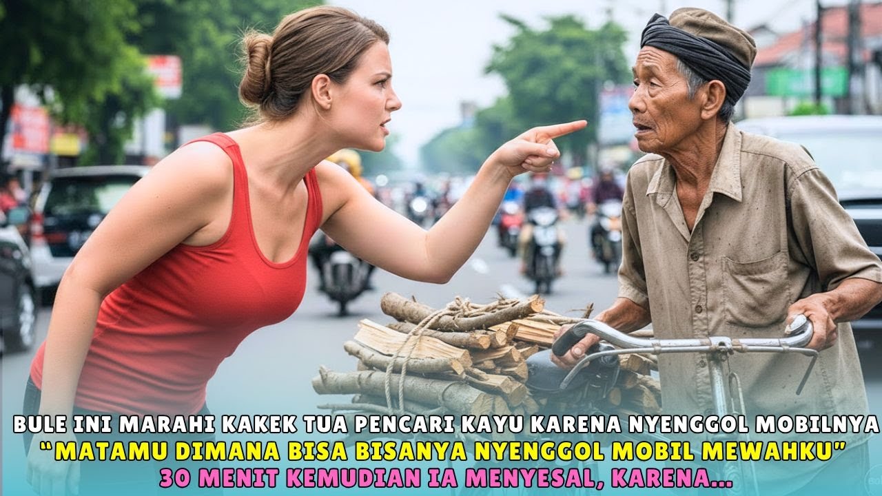 Tukang Kayu ini Dihina Bule karena tak sengaja Senggol Mobilnya, 30 Menit Kemudian Hidupnya Berubah.