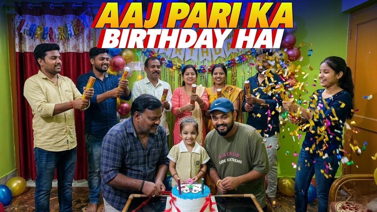 Aaj Pari Ka Birthday Hai @RRajeshVlogs #viral #vlogs 