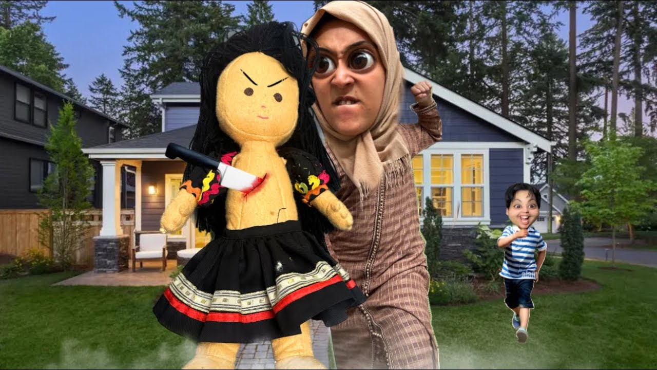 الدمية المسكونة😱🧸 جابت صحاباتها الدار ، الرعب 🏃🏻‍♂️🏃🏻‍♀️الحلقة الرابعة (الدمية المسكونة)