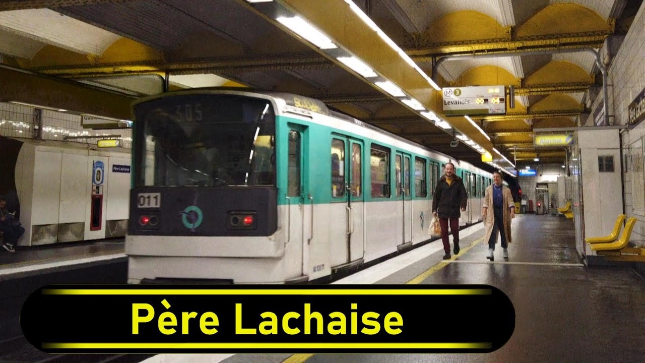 Metro Station Père Lachaise - Paris 🇫🇷 - Walkthrough 🚶