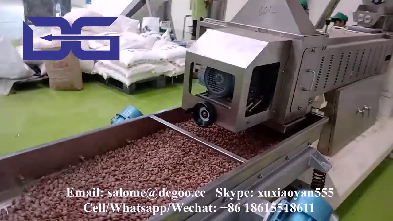 High Quality Whole Grain Breakfast Koko Krunch Chocolate Cereals Extruder Coco Crunch Machine