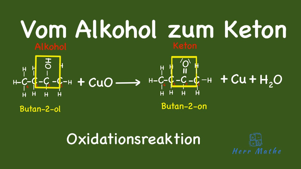 Oxidation - Vom Alkohol zum Keton