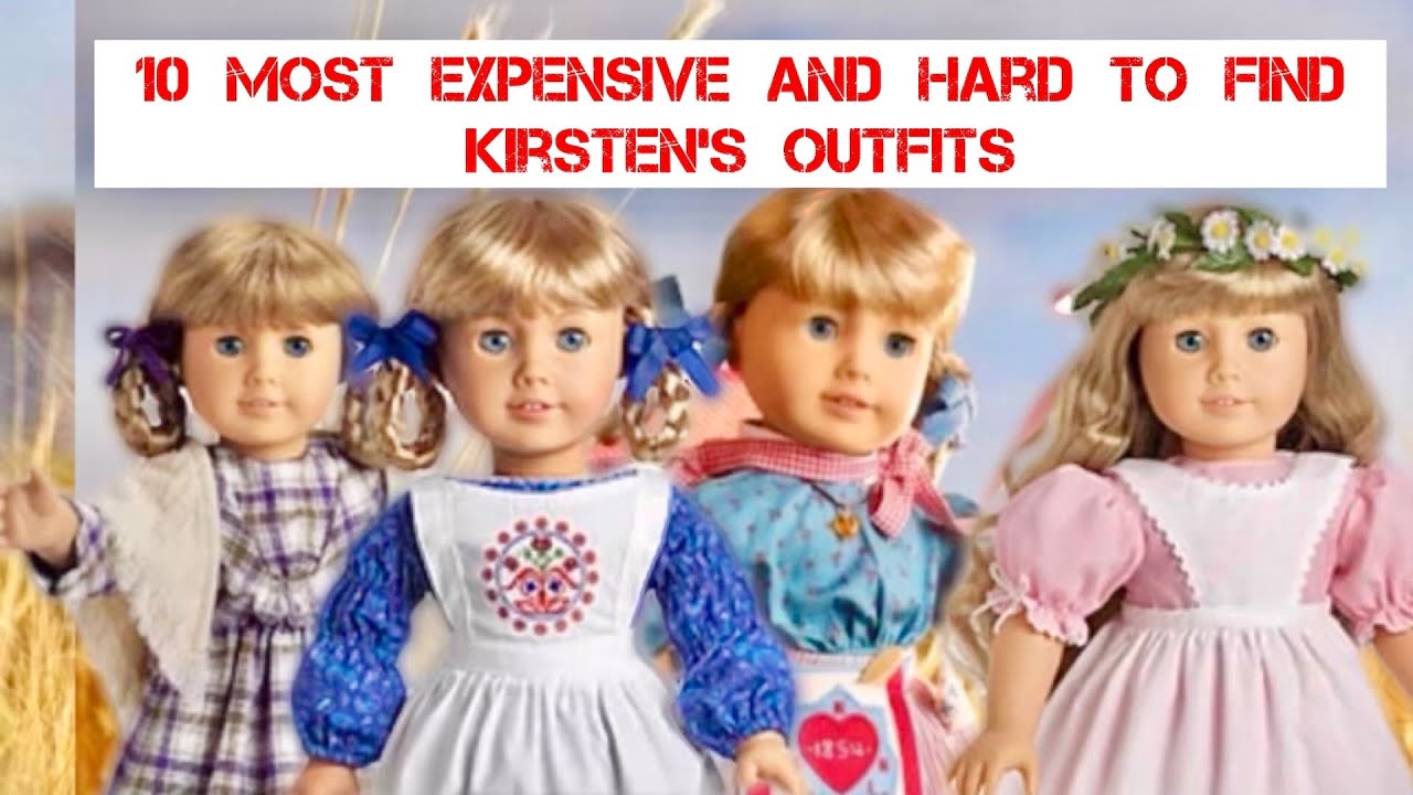10 Most Expensive and Rare Hard to Find Outfits from American Girl Kirsten Larson Collection AG Doll