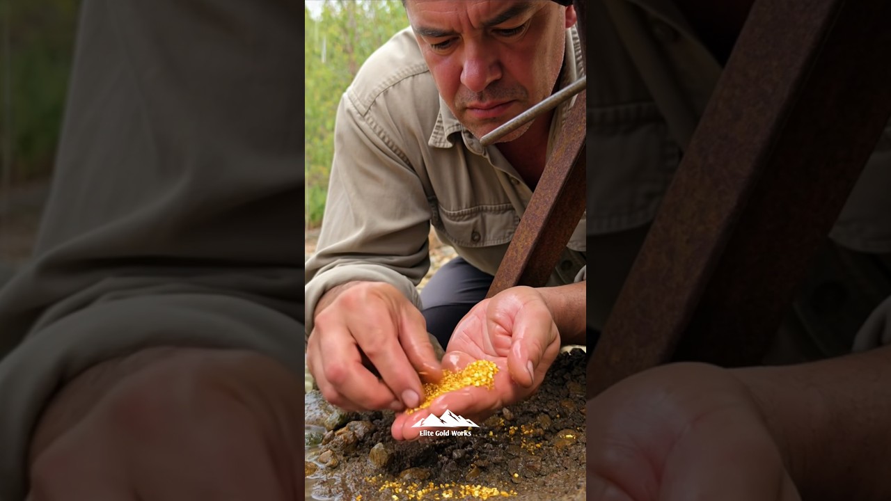 Gold Exploration Along Riverbanks &ndash; Epic Raw Gold Nugget Discovery! ⛏️😱💛