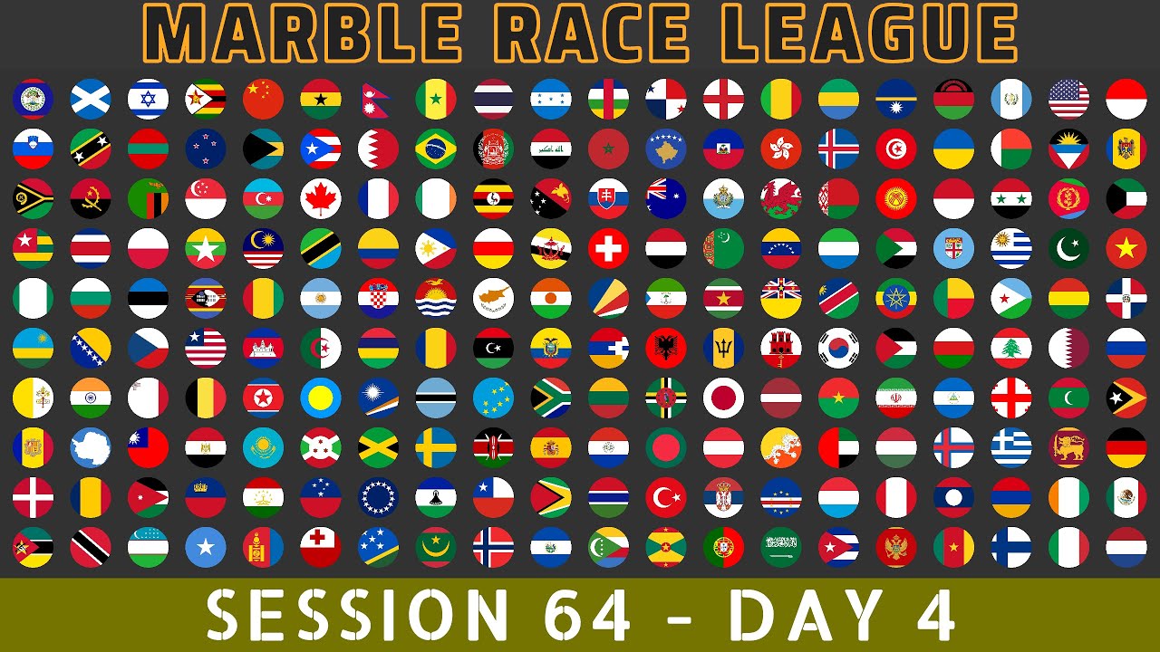 Marble Race League Session 64 Day 4 ~ 200 Countries