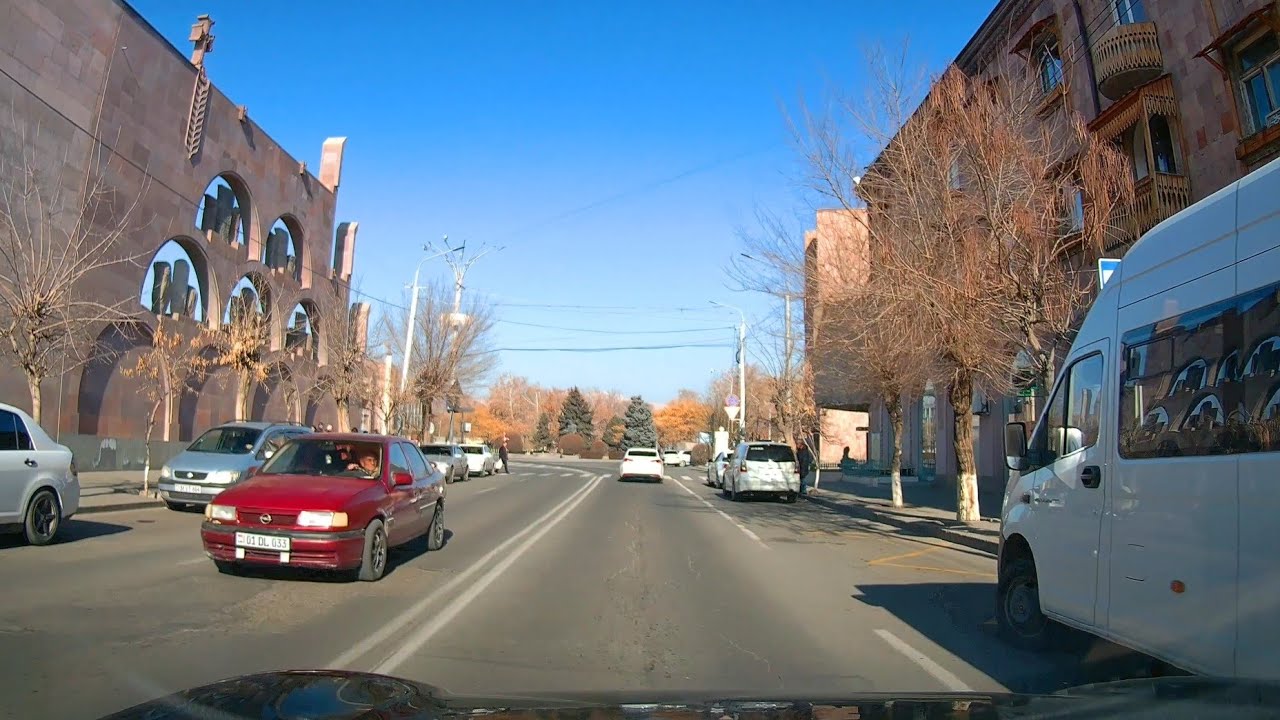 Echmiadzin➡️Yerevan car tour #armenia #yerevan #4k #travel #армения #հայաստան #վաղարշապատ #էջմիածին