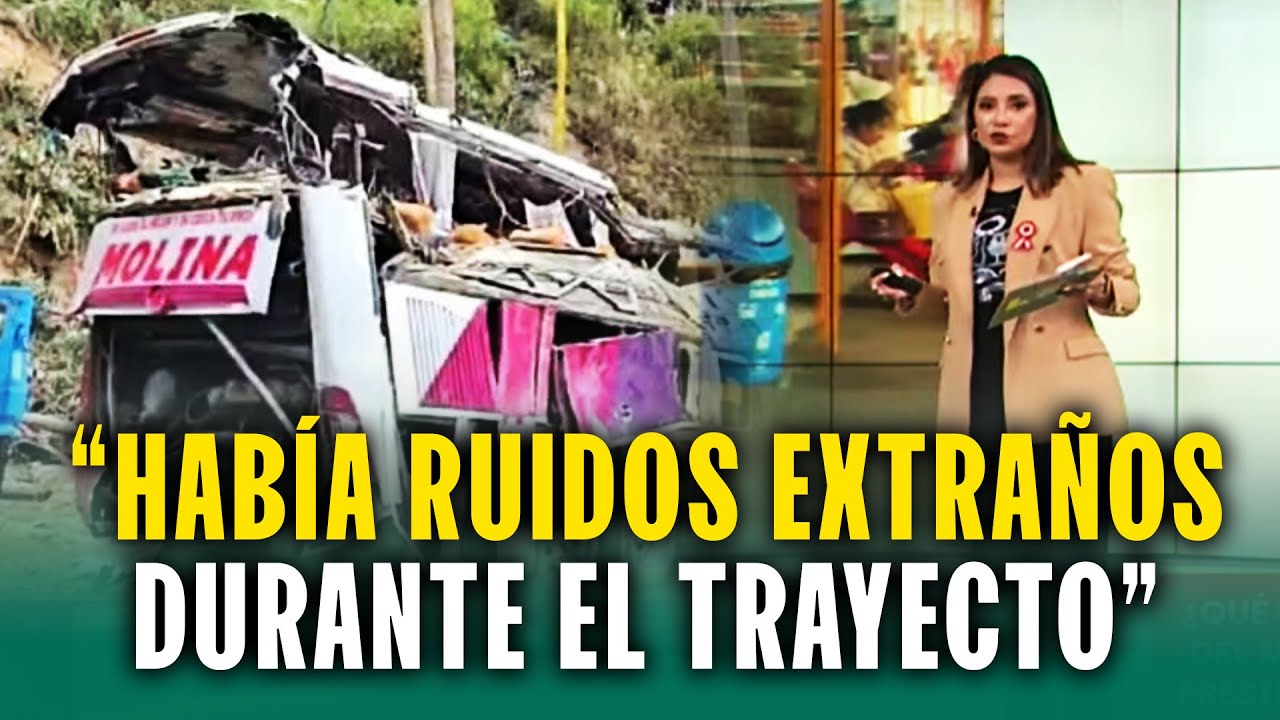¿Qué provocó el mortal accidente de bus en Tarma?