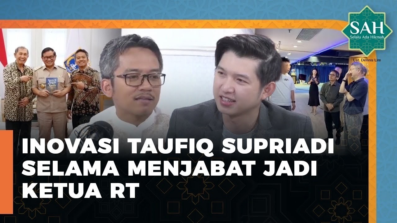 Inilah Inovasi yang Sudah Dibentuk Oleh Taufik Supriadi Selama Jadi Ketua RT | Ustadz Dennis Lim