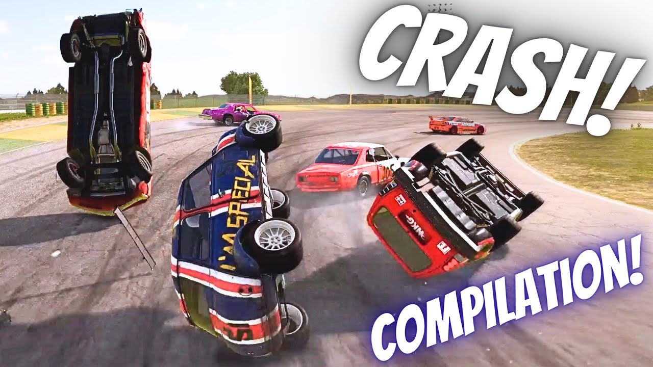 Wreckfest crash compilation !  #1 Wrecks Flips and big hits
