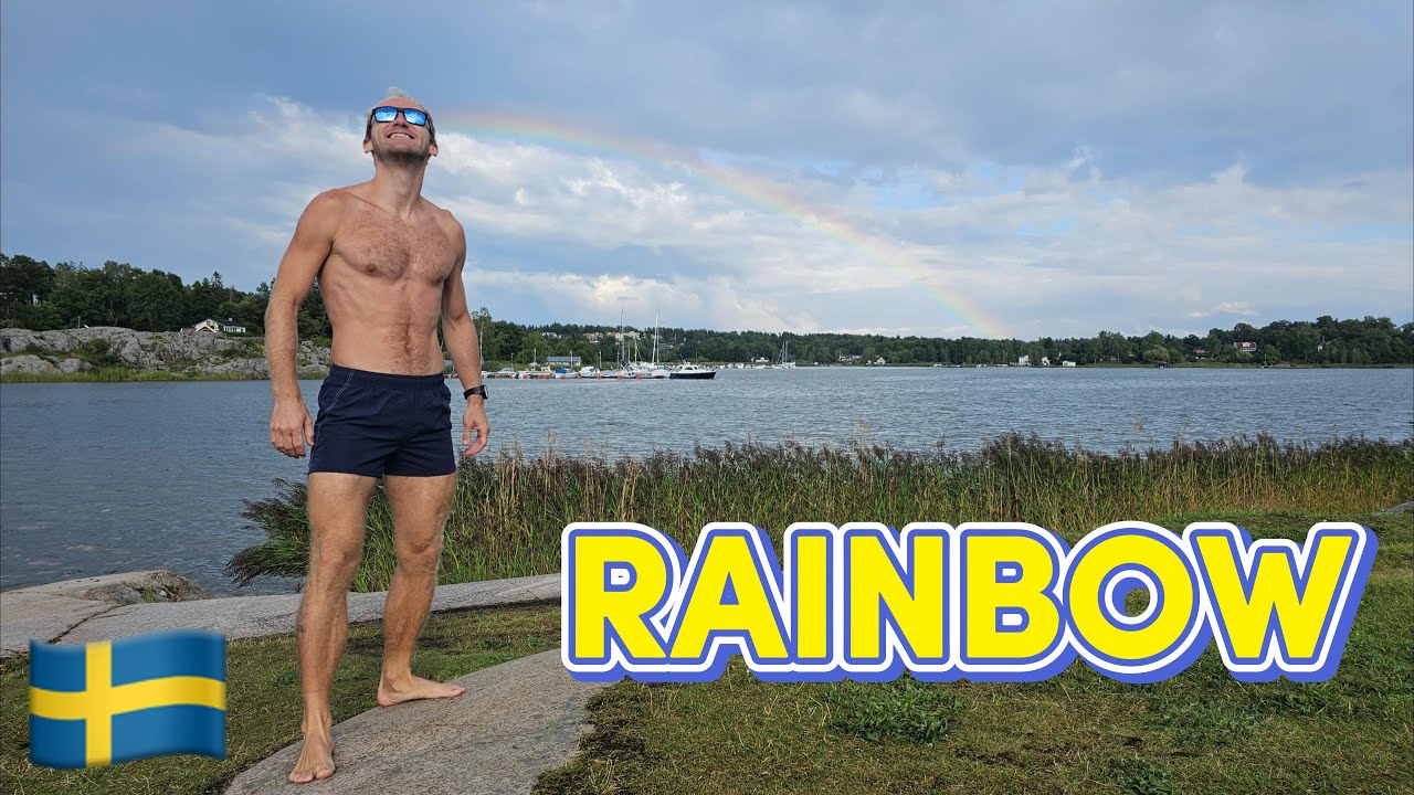 RAINBOW on the BEACH * Badholmen, &Ouml;ster&aring;ker #097