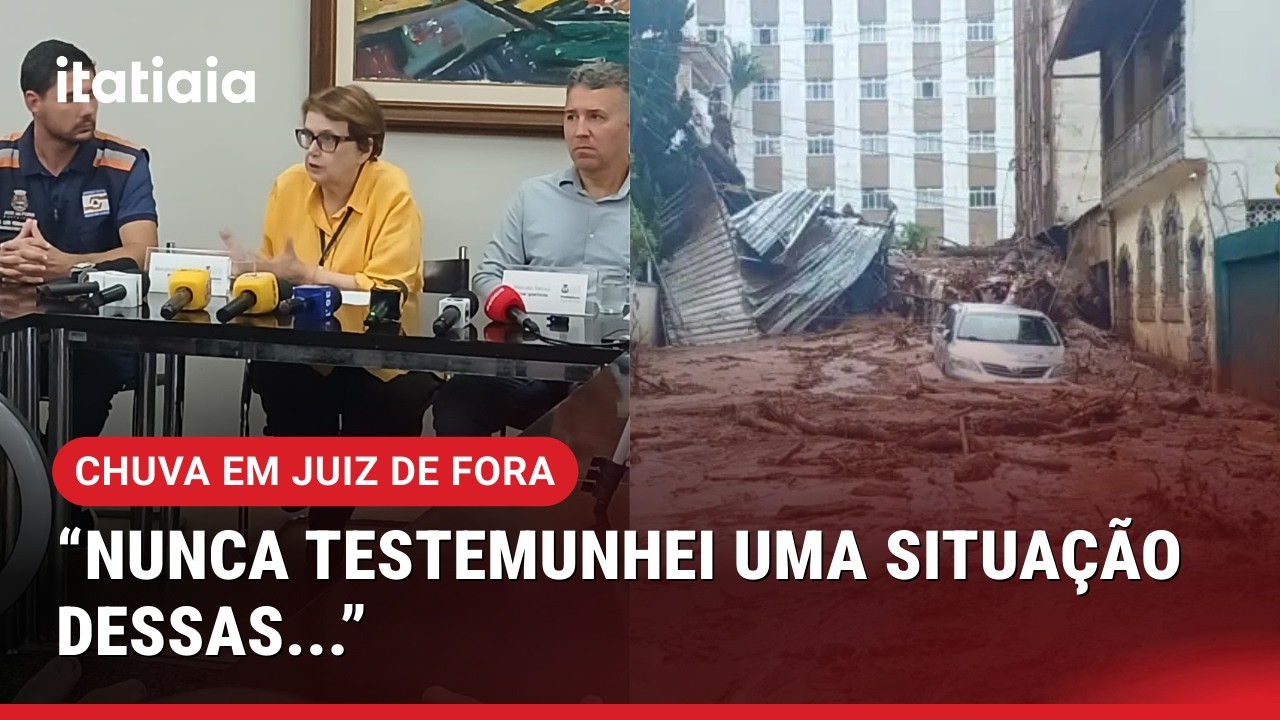 PREFEITA DE JUIZ DE FORA ATUALIZA RESGATES E DETALHA MEDIDAS APÓS CHUVA EXTREMA NA CIDADE