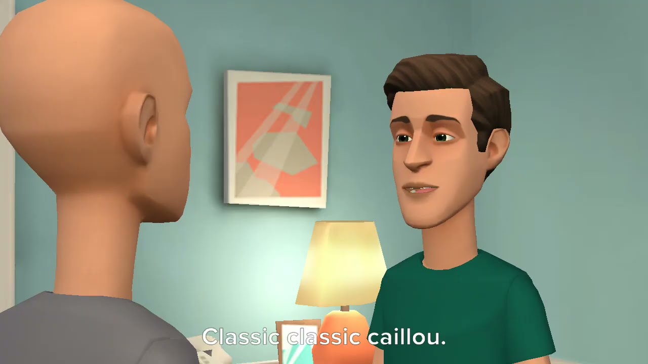 Classic caillou gets ungrounded bloopers 2
