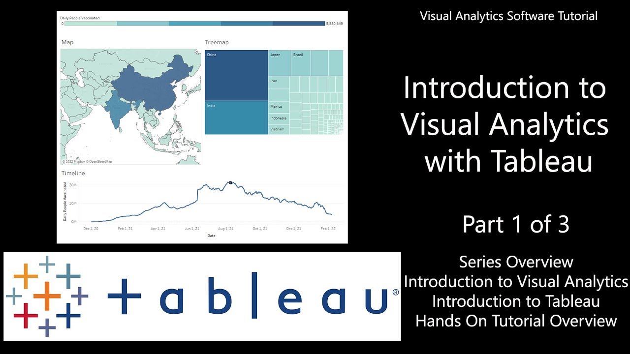 Introduction to Visual Analytics with Tableau (Part 1 of 3) #Data Science #Visualization
