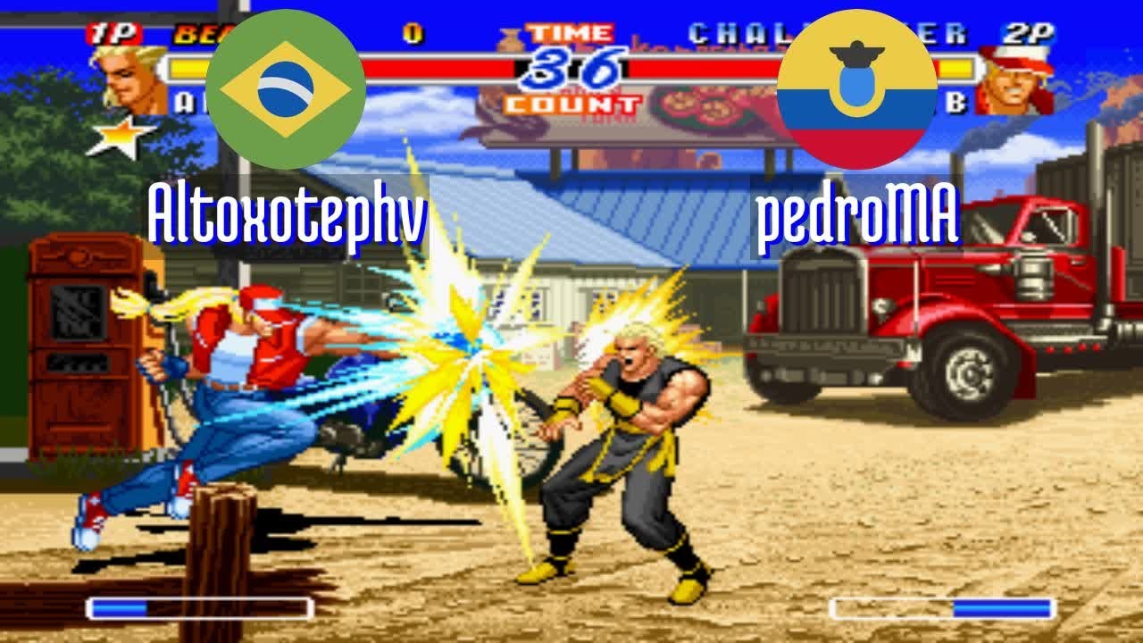FT5 @rbff2h: Altoxotephv (BR) vs pedroMA (EC) [Real Bout Fatal Fury 2 rbff2 Fightcade] Jan 31
