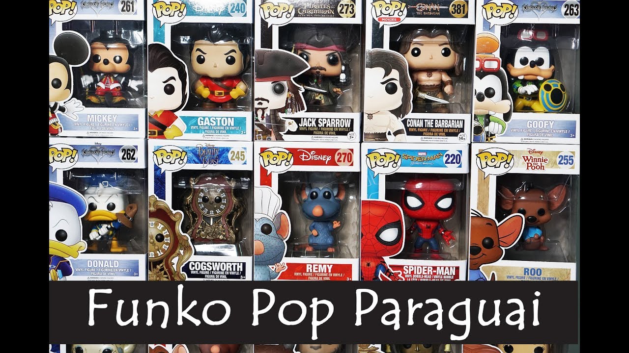 Comprinhas de funko pop no Paraguai