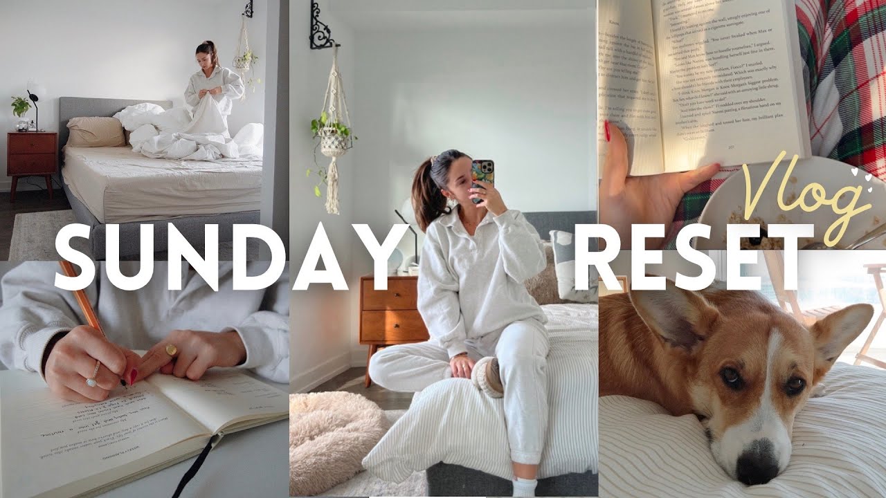 SUNDAY RESET: Cleaning, Planning for the Week, New Book & more.
