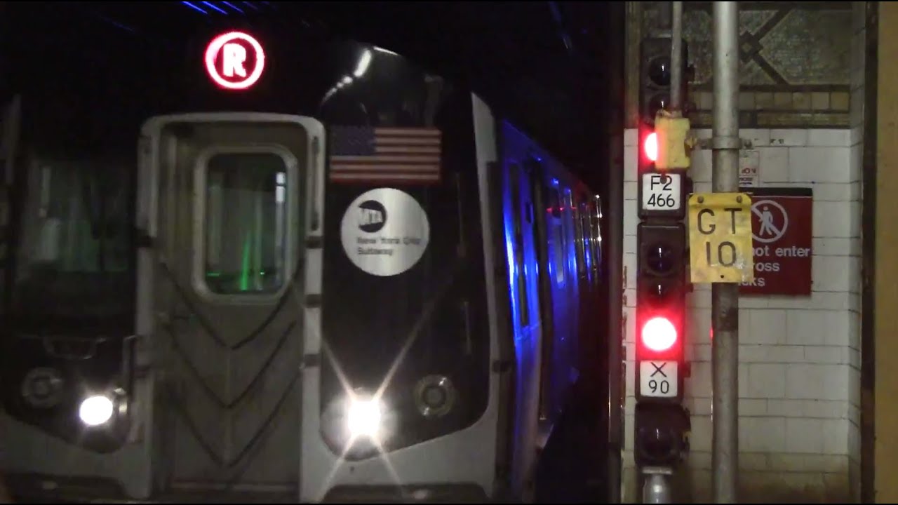 R160A R Train Arriving at 36th Street