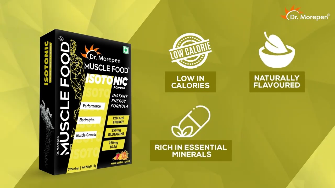 Dr Morepen Muscle Food Isotonic, Mango (1KG) #isotonic #musclefood #health