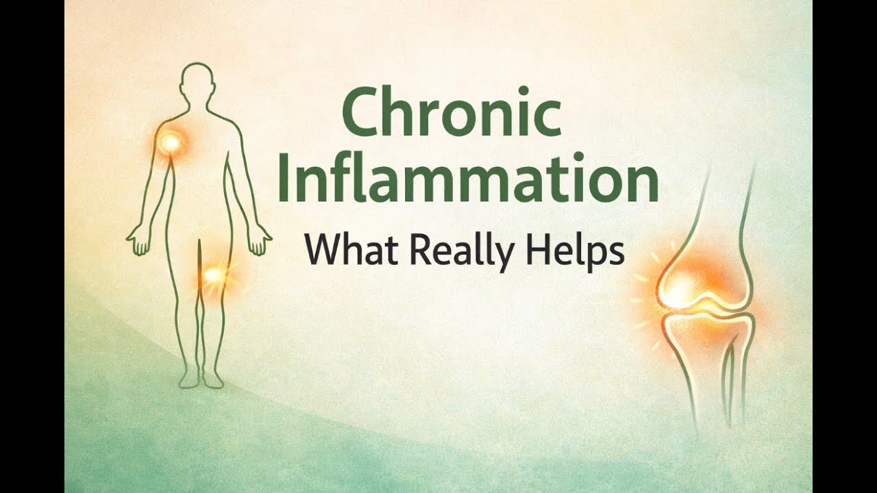 Video 204: Chronic Inflammation - What Really Helps  - Simple Science-Based Explaination.