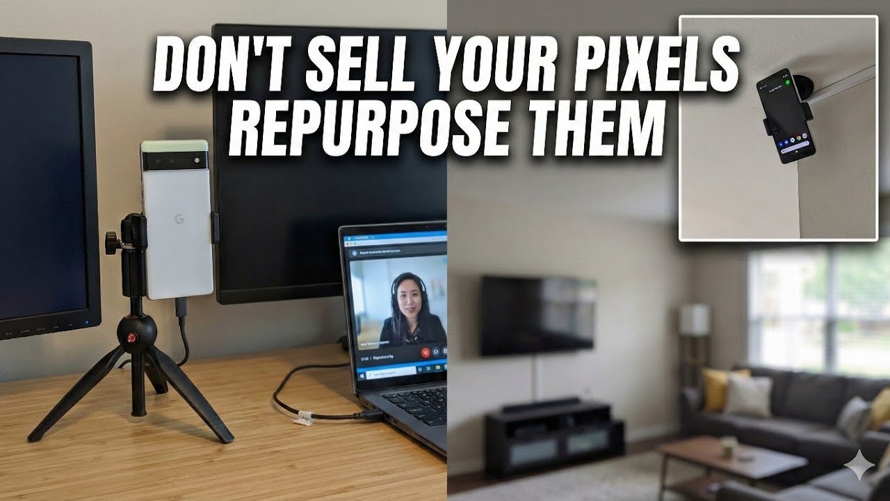 Don't Sell Your Old Pixel! Use it as a 4K Webcam or Security Camera