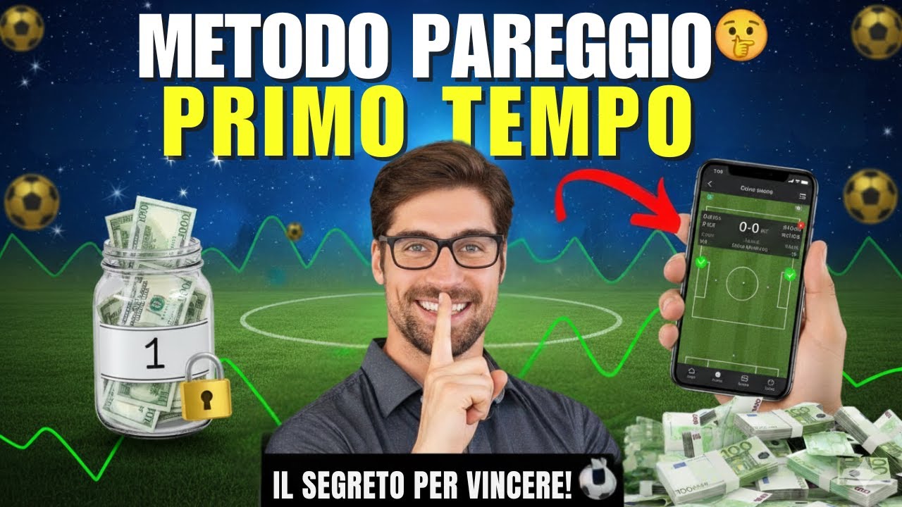 METODO SEGRETO per VINCERE alle SCOMMESSE sul Primo Tempo! 🤫⚽