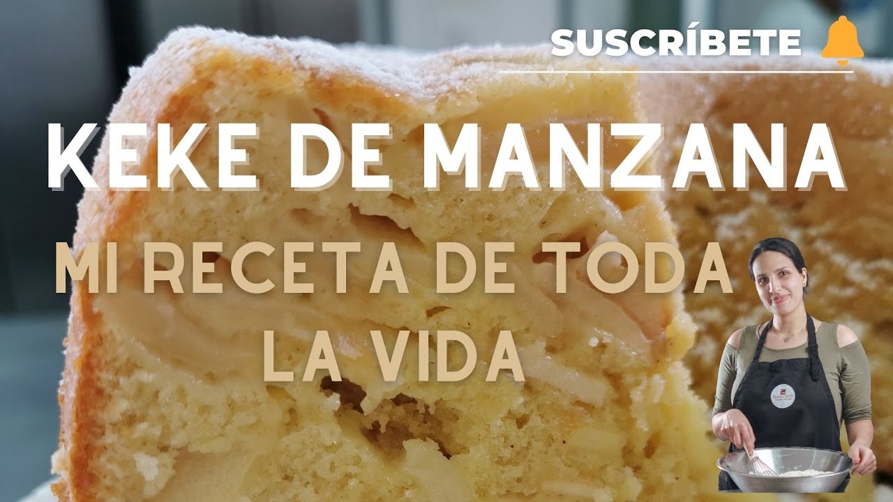 KEKE DE MANZANA! LA MEJOR RECETA Q PROBARAN! HUMEDO ESPONJOSO Y FULL SABOR- Sandra Jarufe-Pasteleria