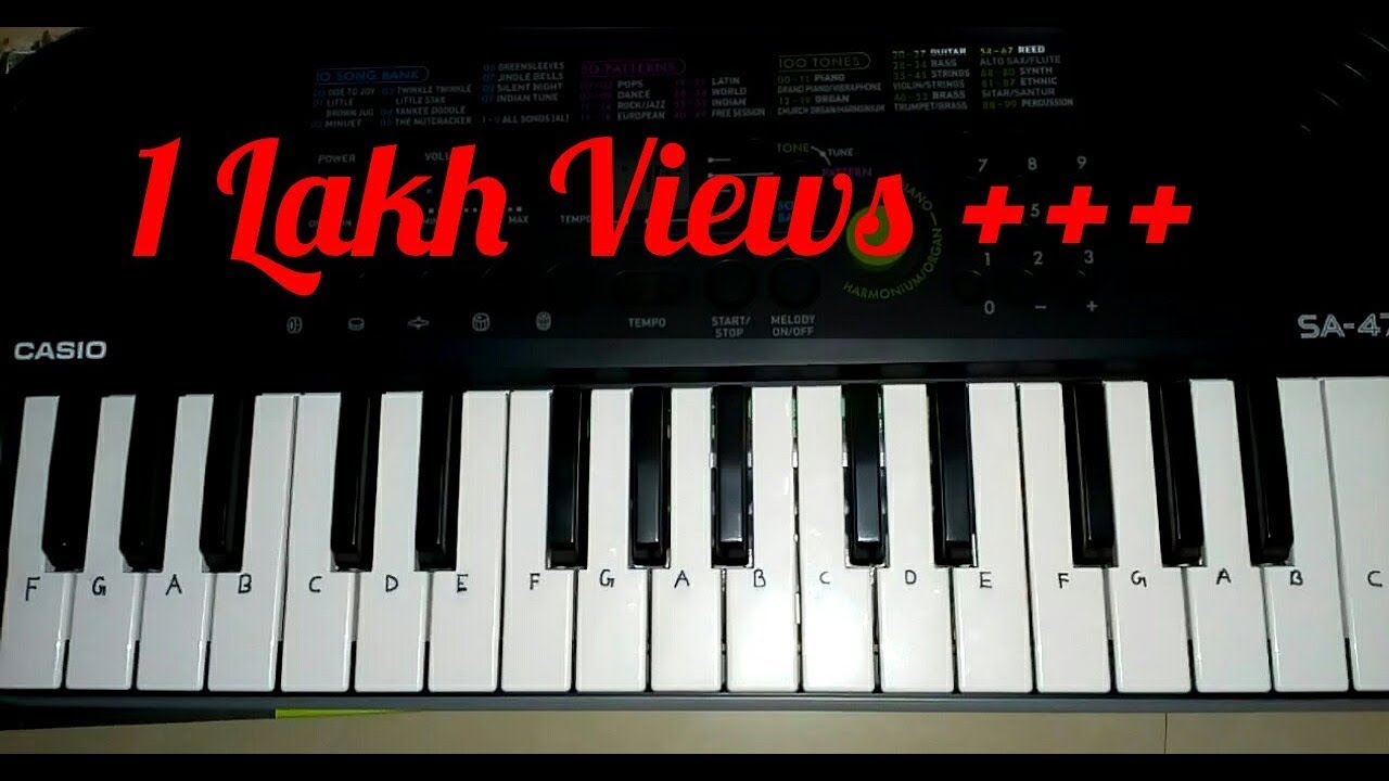 Aaye Ho Meri Zindagi Mein from (Raja Hindustani) on Paino(Casio sa 47) by Madan Mali