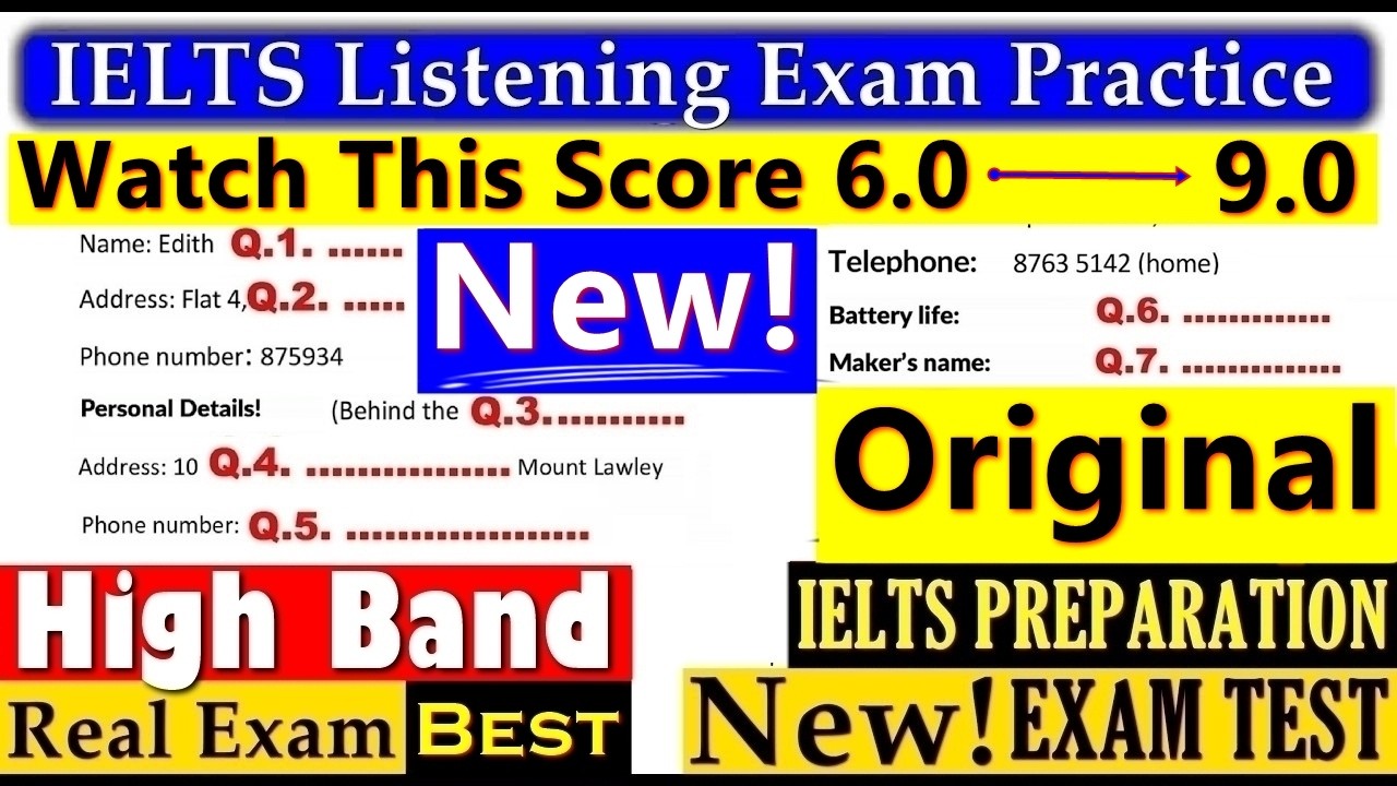 IELTS LISTENING PRACTICE TEST 2026 WITH ANSWERS | 24.01.2026
