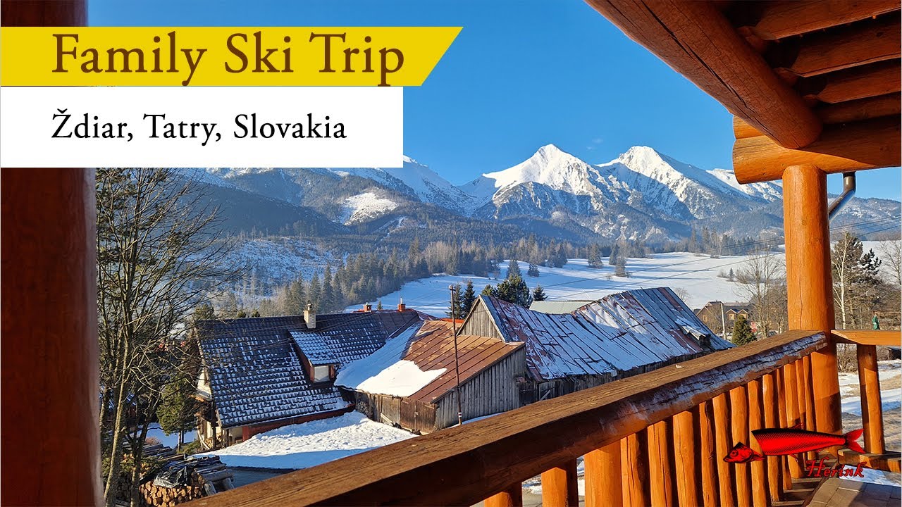 Family ski trip in Ždiar, Tatry, Slovakia