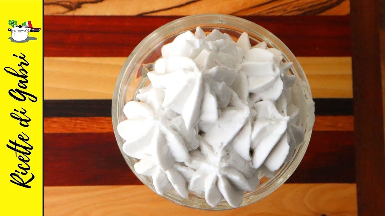 Ho fatto la PANNA SENZA PANNA! In1 MINUTO Senza latte, super cremosa! RICETTA FACILISSIMA di GABRI