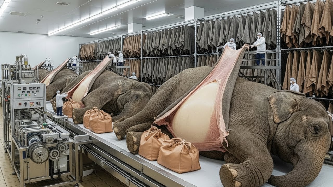 From Elephant Skin to Luxury Bags: Inside a Secret Leather Factory