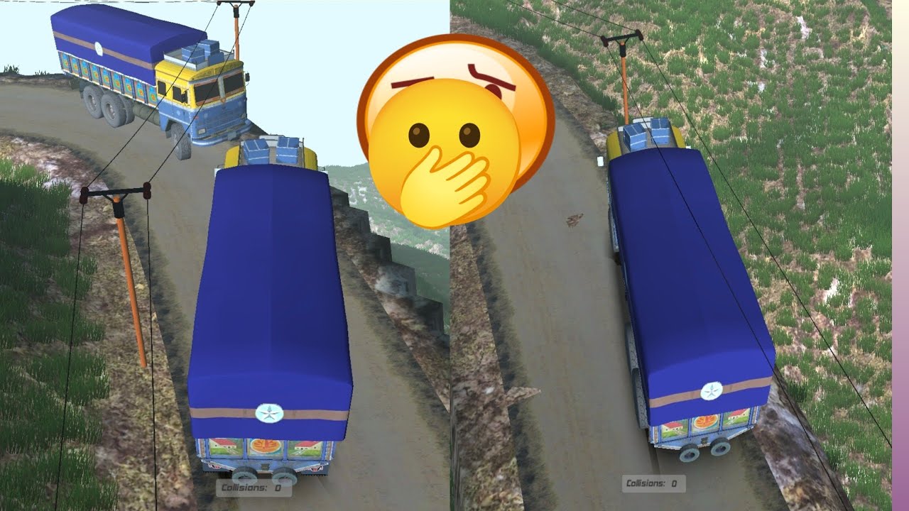 😱 Truck Game में खतरनाक पहाड़ी रास्ता! क्या मैं बच पाऊंगा?#viralvideo