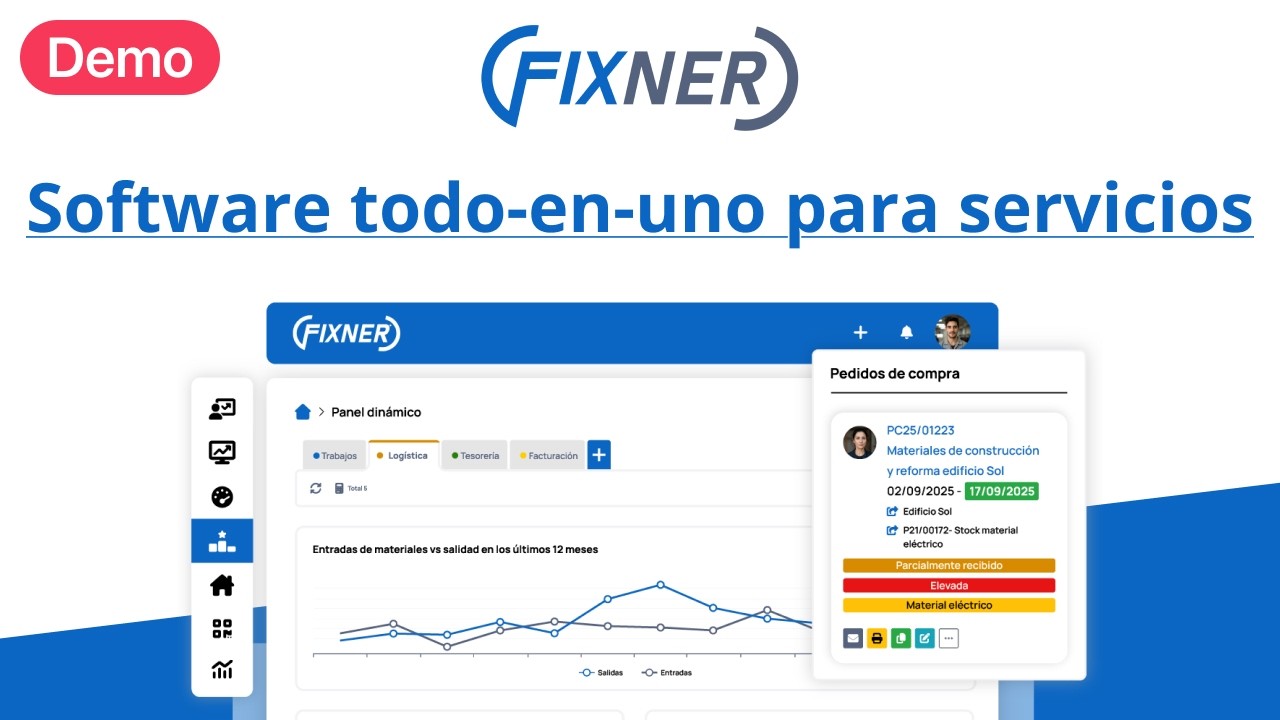 Demo Fixner: Controla tus Proyectos, Ventas y Facturación
