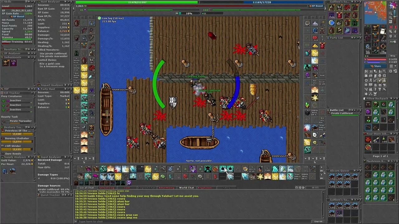 Pirate Marauder - S tier bounty beginner mission Tibia