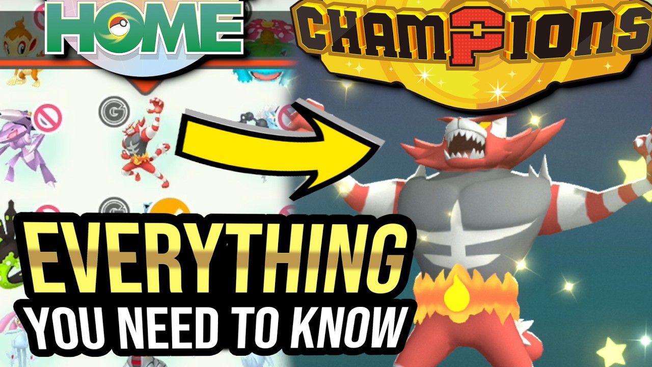 Как перенести покемонов из Pok&eacute;mon HOME в Pok&eacute;mon Champions