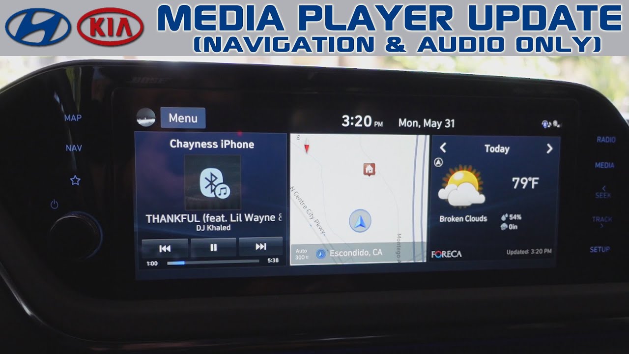 Hyundai/Kia Media Player Update - Navigation & Audio Players!