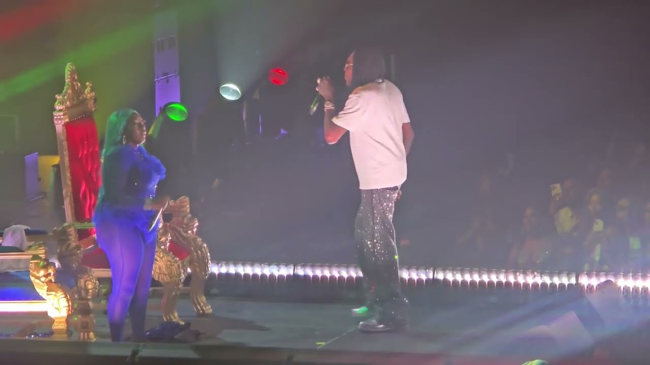 Vybz Kartel brings out Spice, Busta Rhymes and Rvssian to a sold out  @Barclays Center